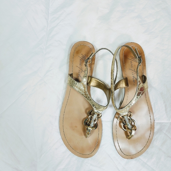 Marc Fisher Shoes - Marc Fisher | Gold Sandals